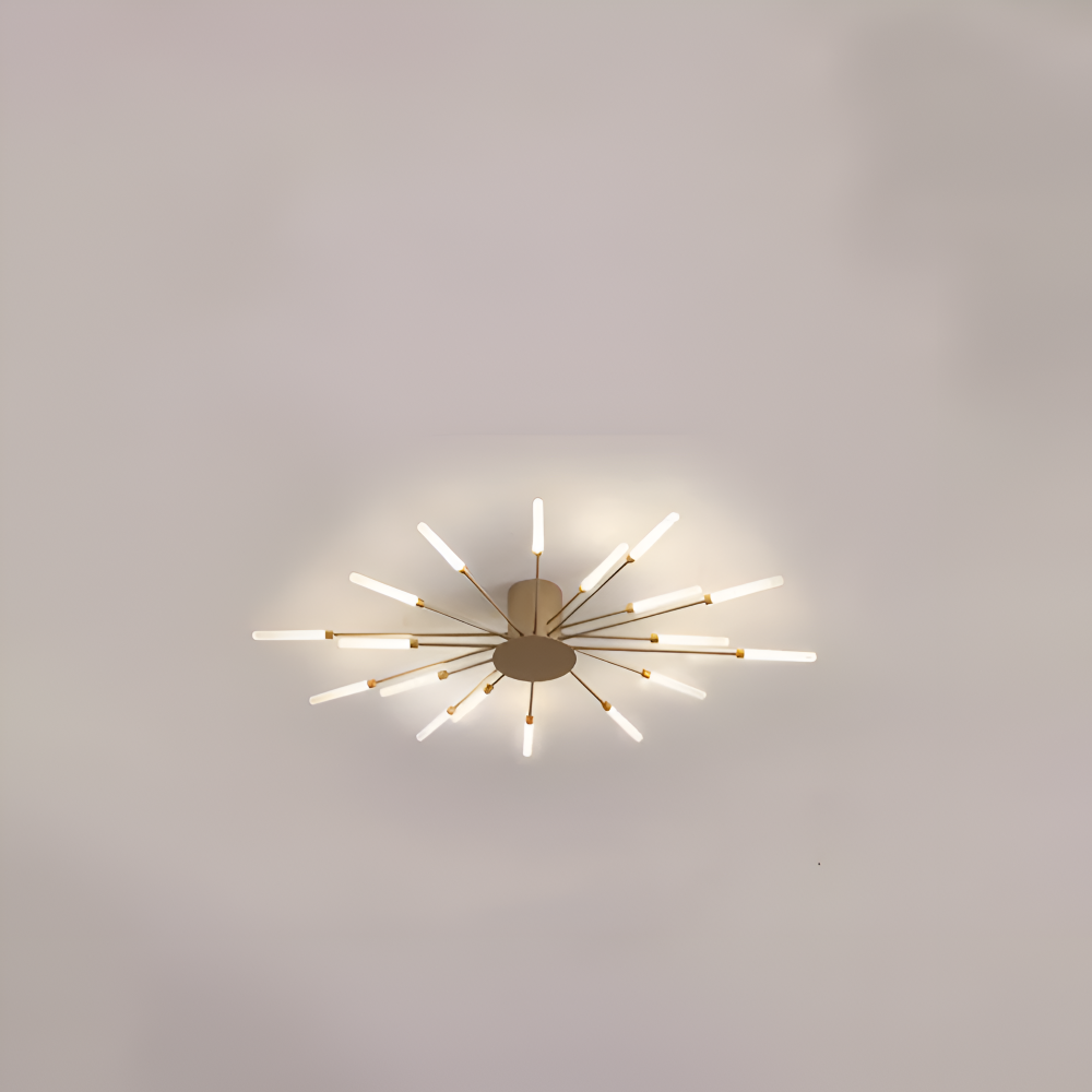 AureaSpiral – Lampada da soffitto LED di lusso con design ispirato ai fuochi d'artificio