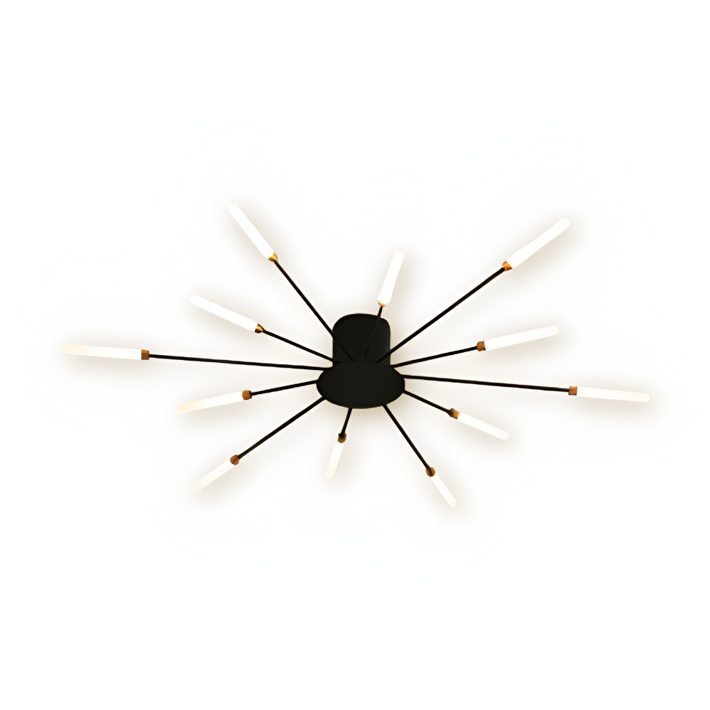 AureaSpiral – Lampada da soffitto LED di lusso con design ispirato ai fuochi d'artificio