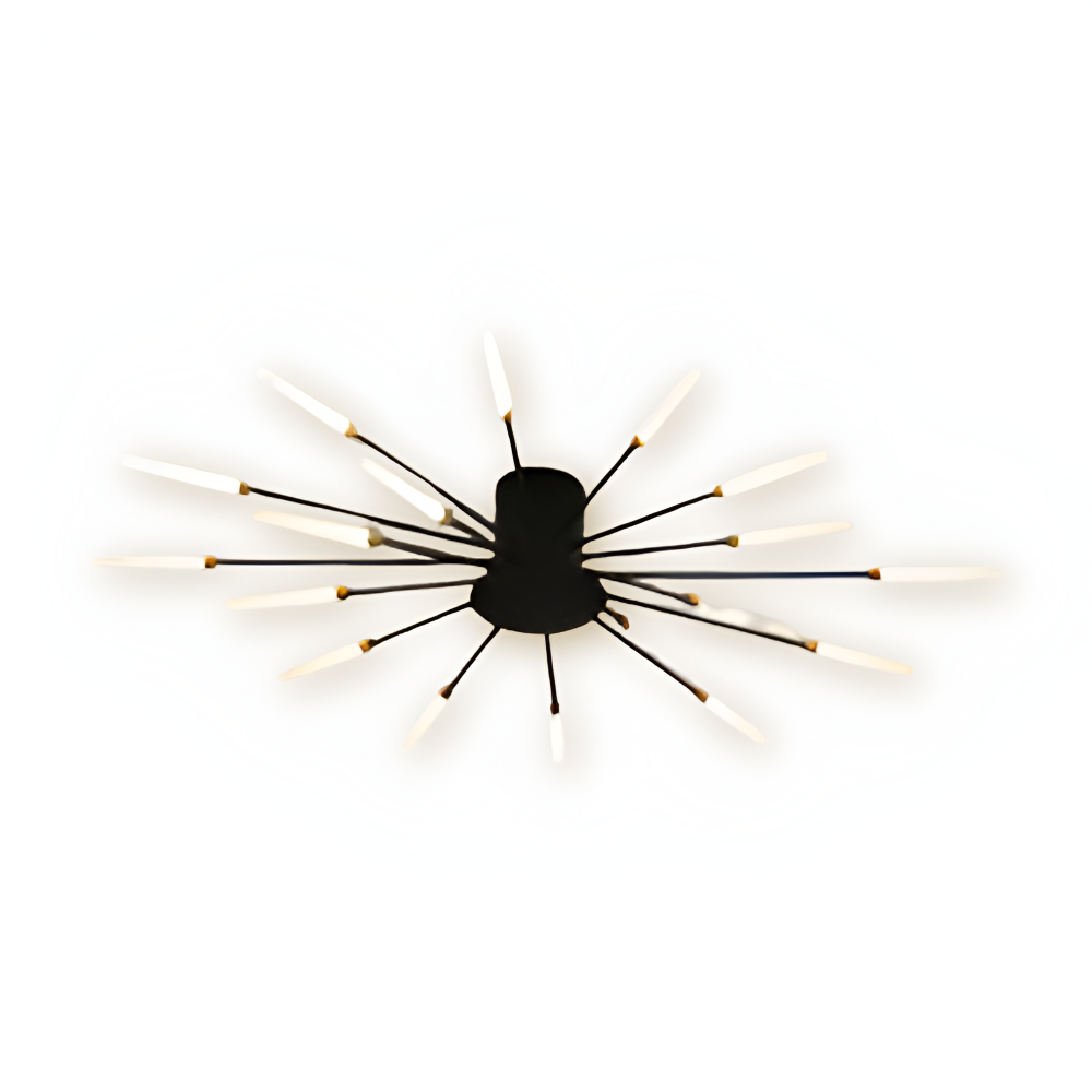 AureaSpiral – Lampada da soffitto LED di lusso con design ispirato ai fuochi d'artificio