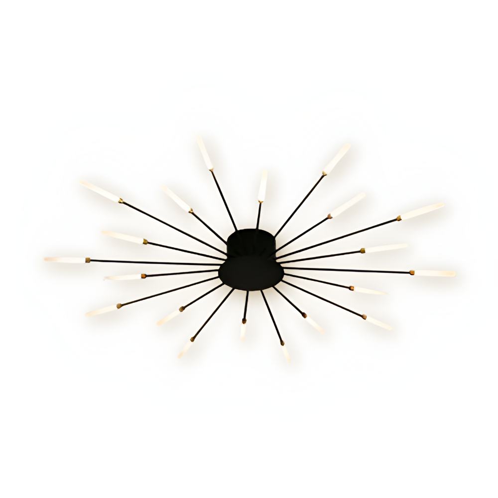 AureaSpiral – Lampada da soffitto LED di lusso con design ispirato ai fuochi d'artificio