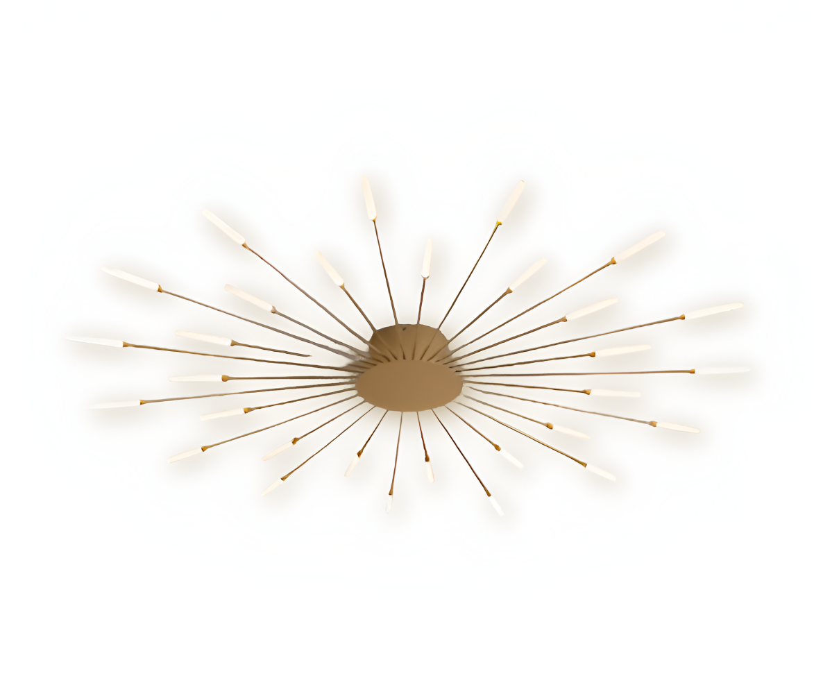 AureaSpiral – Lampada da soffitto LED di lusso con design ispirato ai fuochi d'artificio