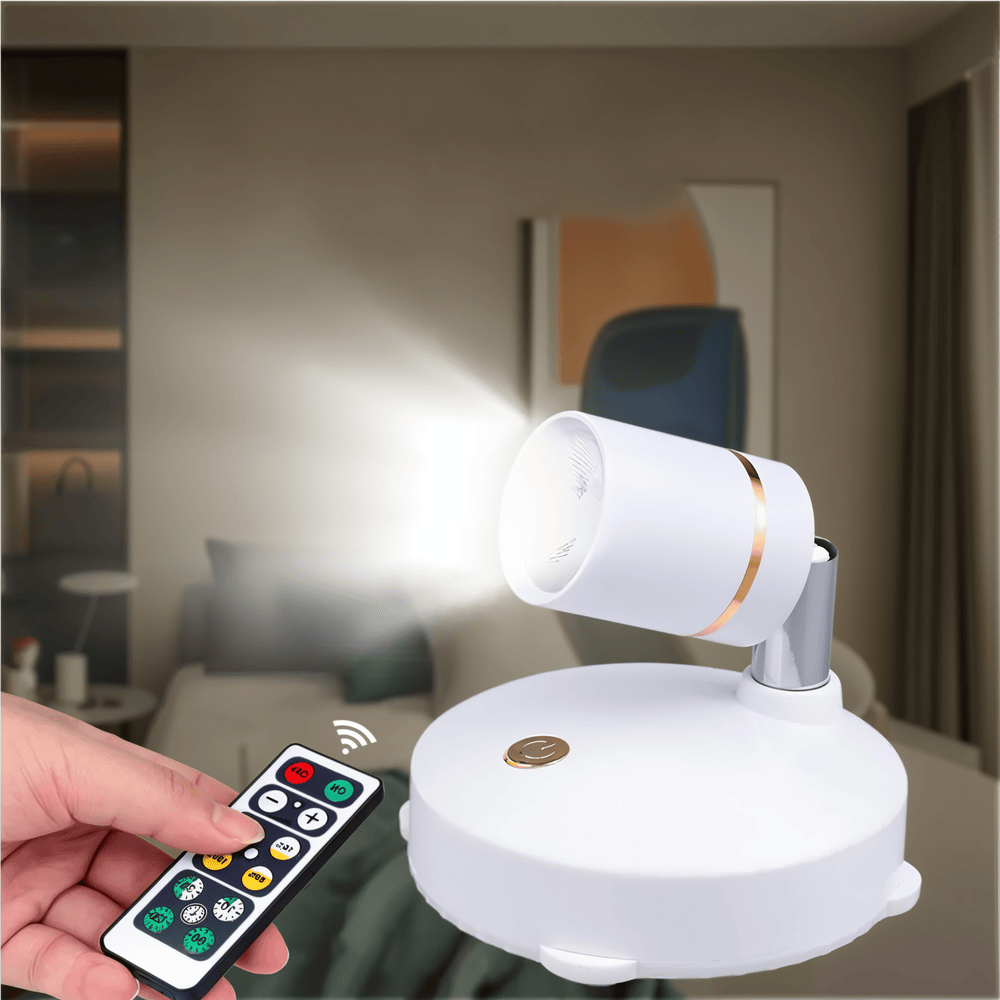 SpotMaster – Faretti LED dimmerabili con illuminazione accentuata senza fili