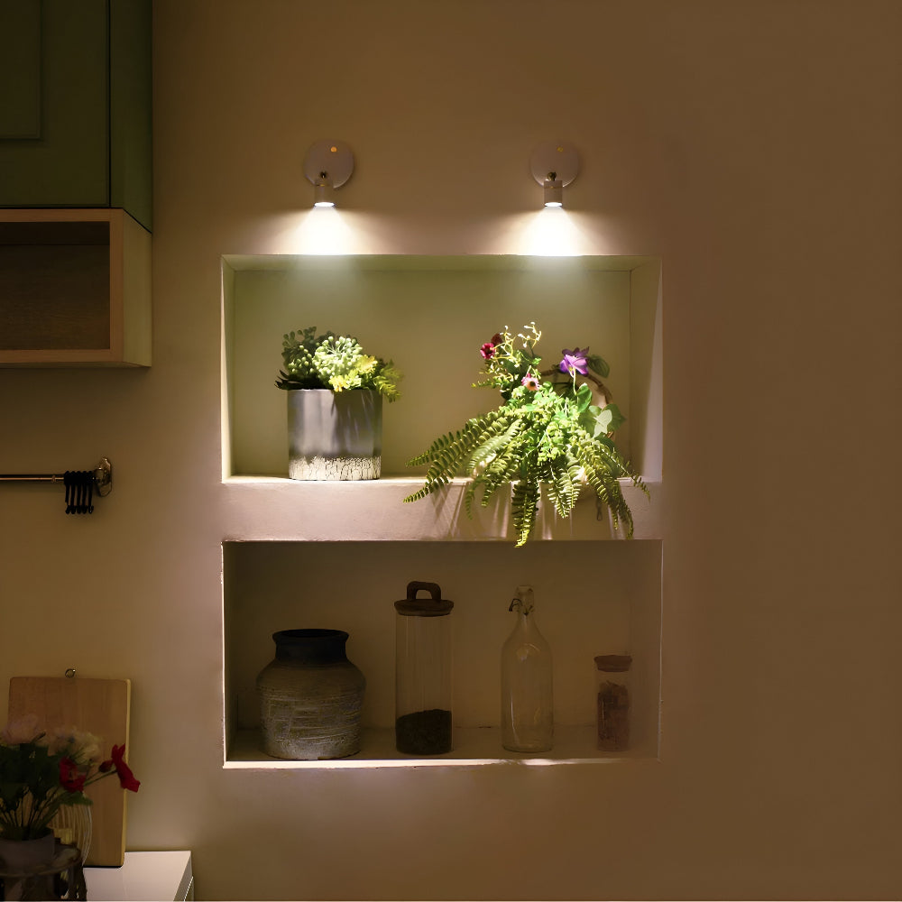 SpotMaster – Faretti LED dimmerabili con illuminazione accentuata senza fili
