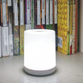 Lampada da tavolo ricaricabile senza contatto | Lampada da tavolo LED dimmerabile con porta USB