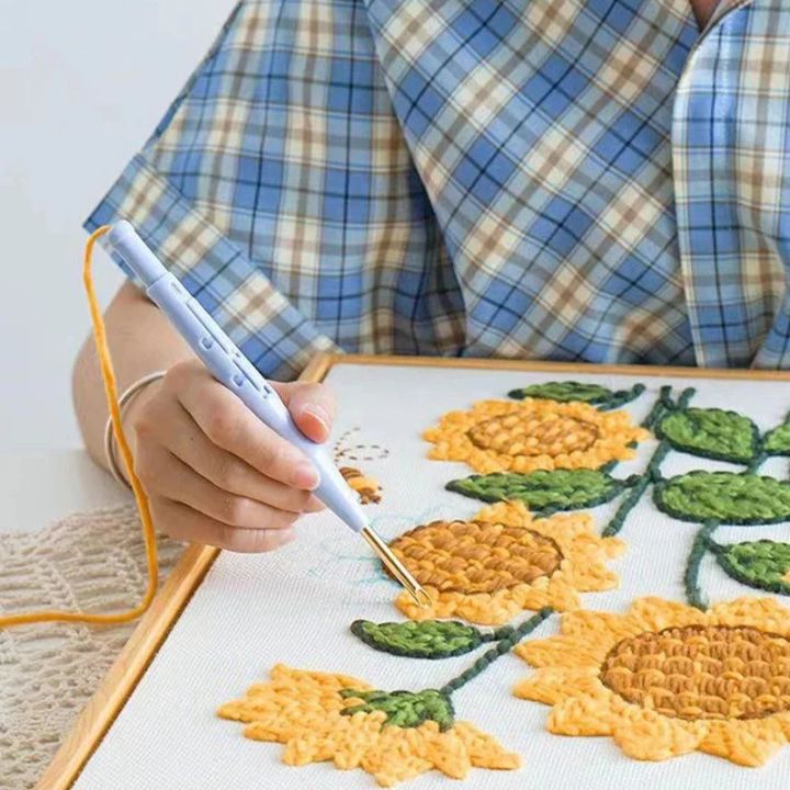 Stickset | Tecnica di ricamo precisa | Manico ergonomico Comfort | StitchSage