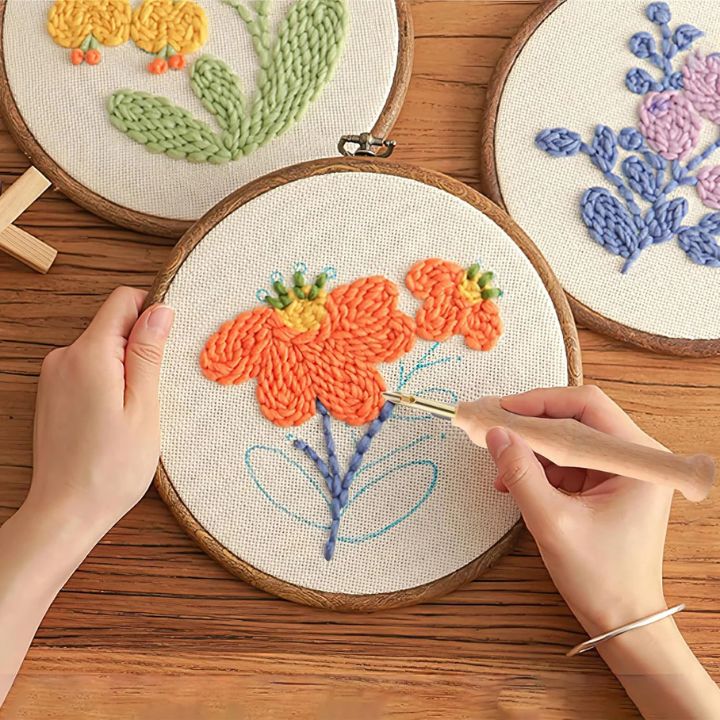 Stickset | Tecnica di ricamo precisa | Manico ergonomico Comfort | StitchSage