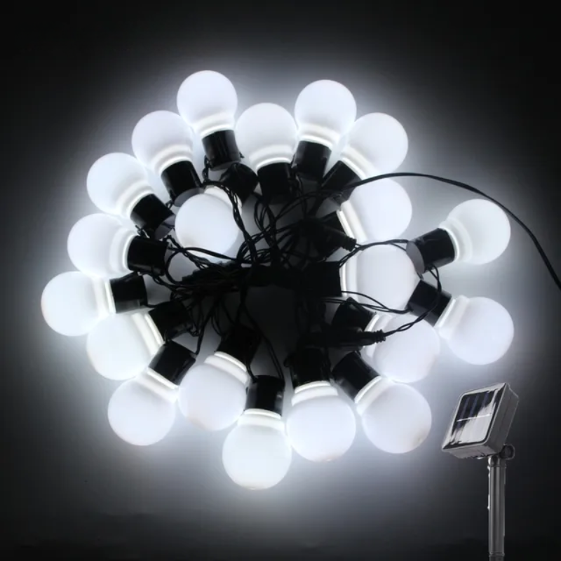 Luci a Stringa Impermeabili per Esterni - Illuminazione Solare per Giardini e Terrazze