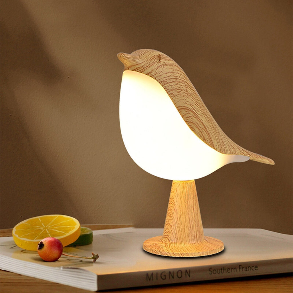 Uccello Lumi - Lampada da tavolo elegante con motivo di uccello e illuminazione LED – Illuminazione d'arredo elegante per ogni stanza