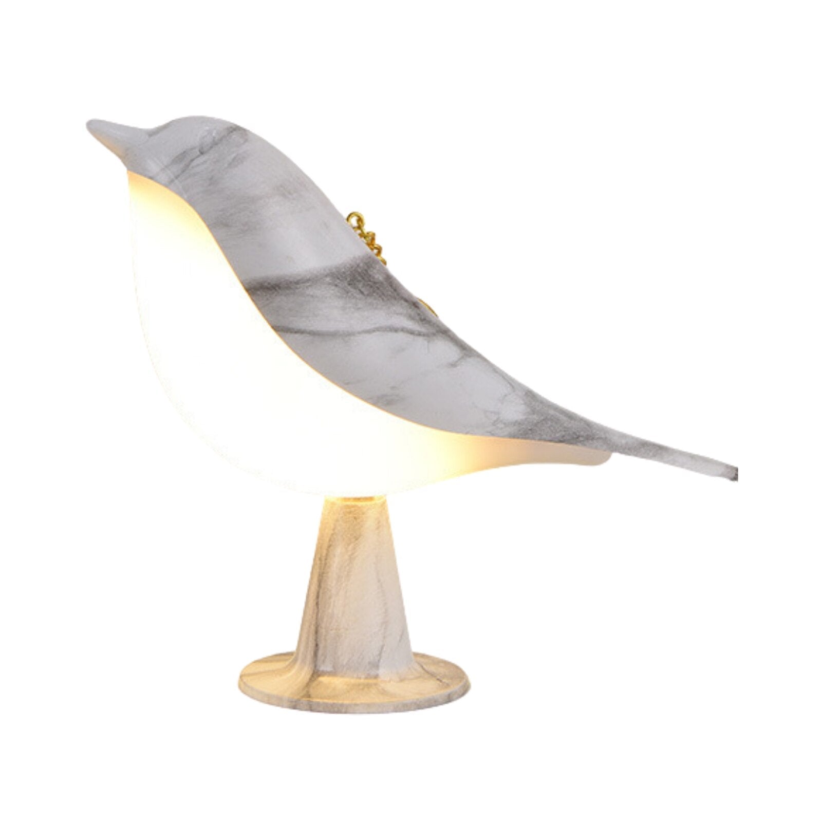 Uccello Lumi - Lampada da tavolo elegante con motivo di uccello e illuminazione LED – Illuminazione d'arredo elegante per ogni stanza
