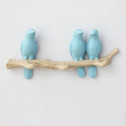Fågelfröjd – Appendiabiti da Parete in Legno con Design Ispirato alla Natura