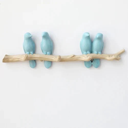 Fågelfröjd – Appendiabiti da Parete in Legno con Design Ispirato alla Natura