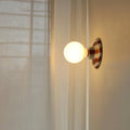 Lampada da Parete a Incasso Striata con Design a Bulbo Globoso