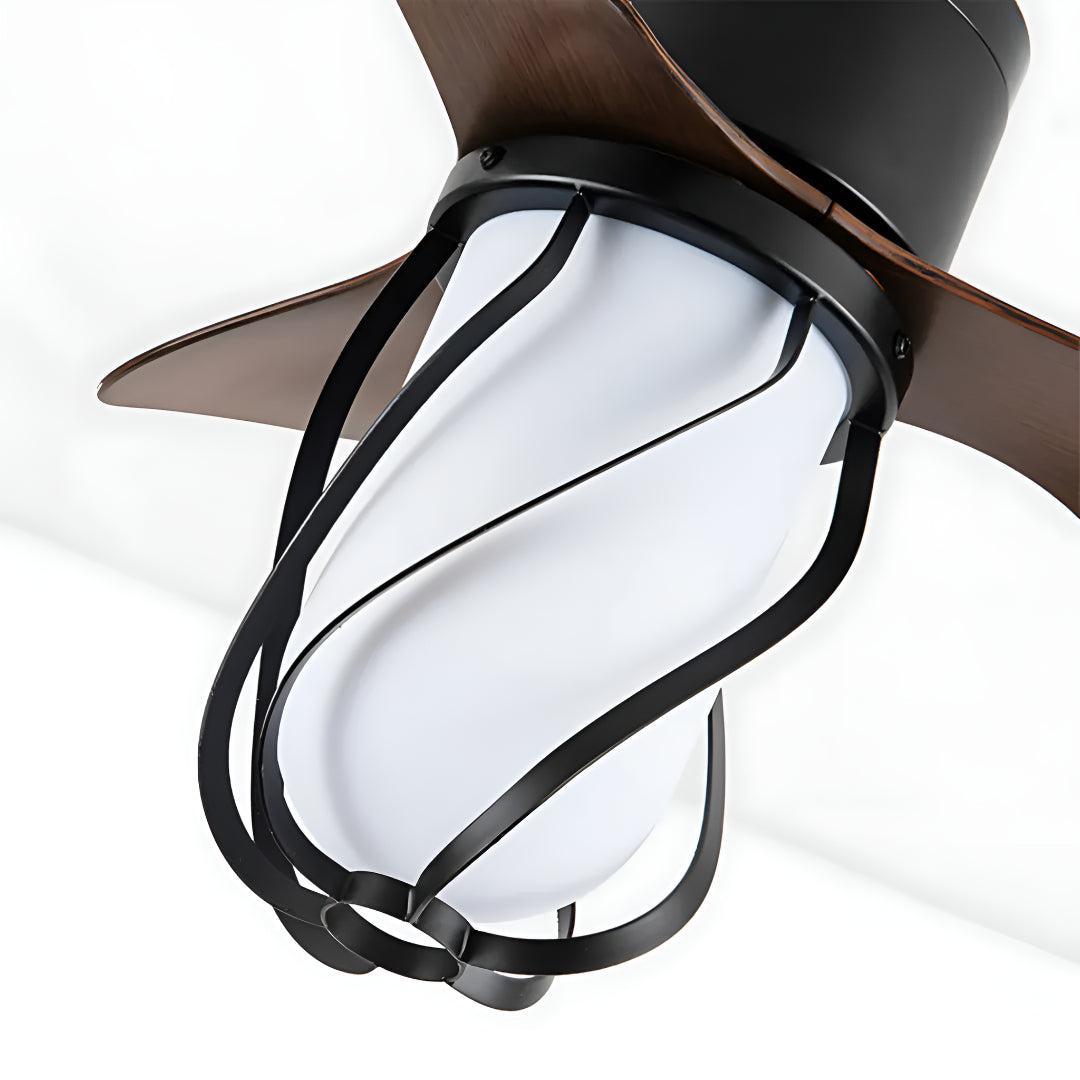 Ventilatore a Soffitto Vintage Elegante con Telecomando
