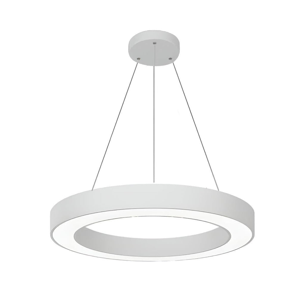 Lampada a Sospensione Circolare con Anello Rotondo per Soffitto Ufficio