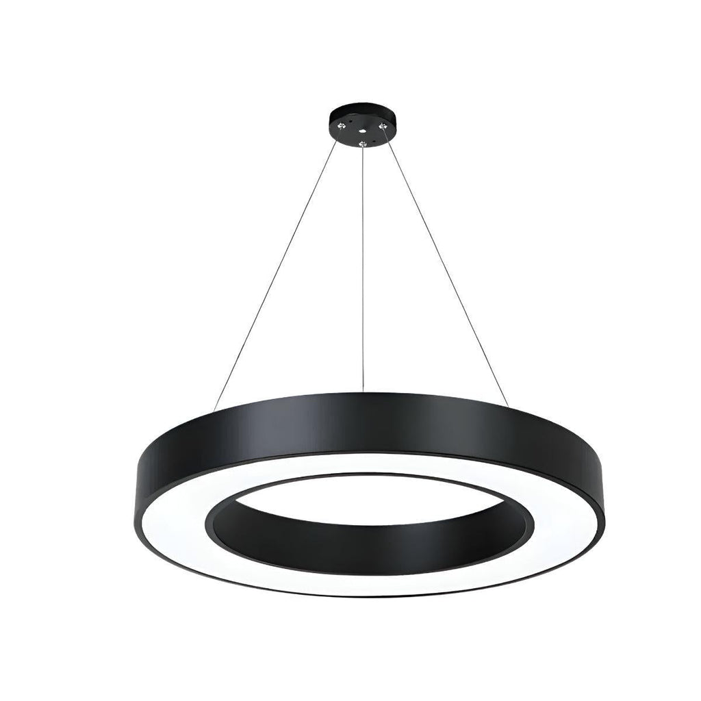 Lampada a Sospensione Circolare con Anello Rotondo per Soffitto Ufficio