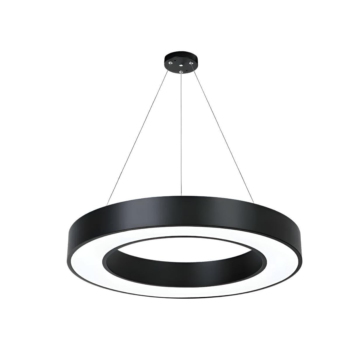 Lampada a Sospensione Circolare con Anello Rotondo per Soffitto Ufficio