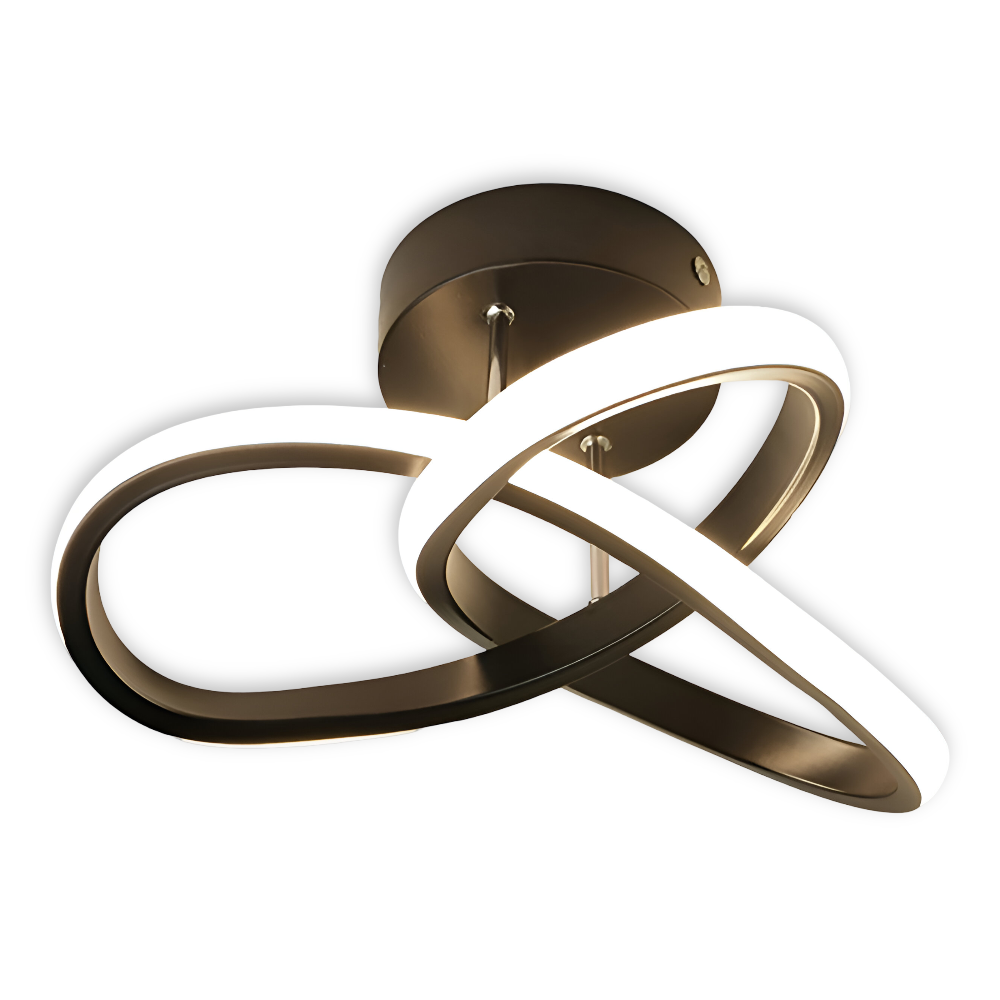 AeroSwirl – Lampada da Soffitto LED Artistica con Design Vorticoso