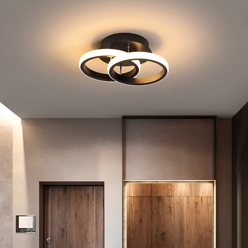 AeroSwirl – Lampada da Soffitto LED Artistica con Design Vorticoso