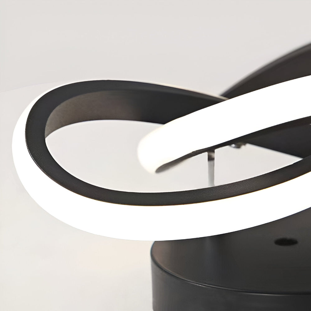 AeroSwirl – Lampada da Soffitto LED Artistica con Design Vorticoso
