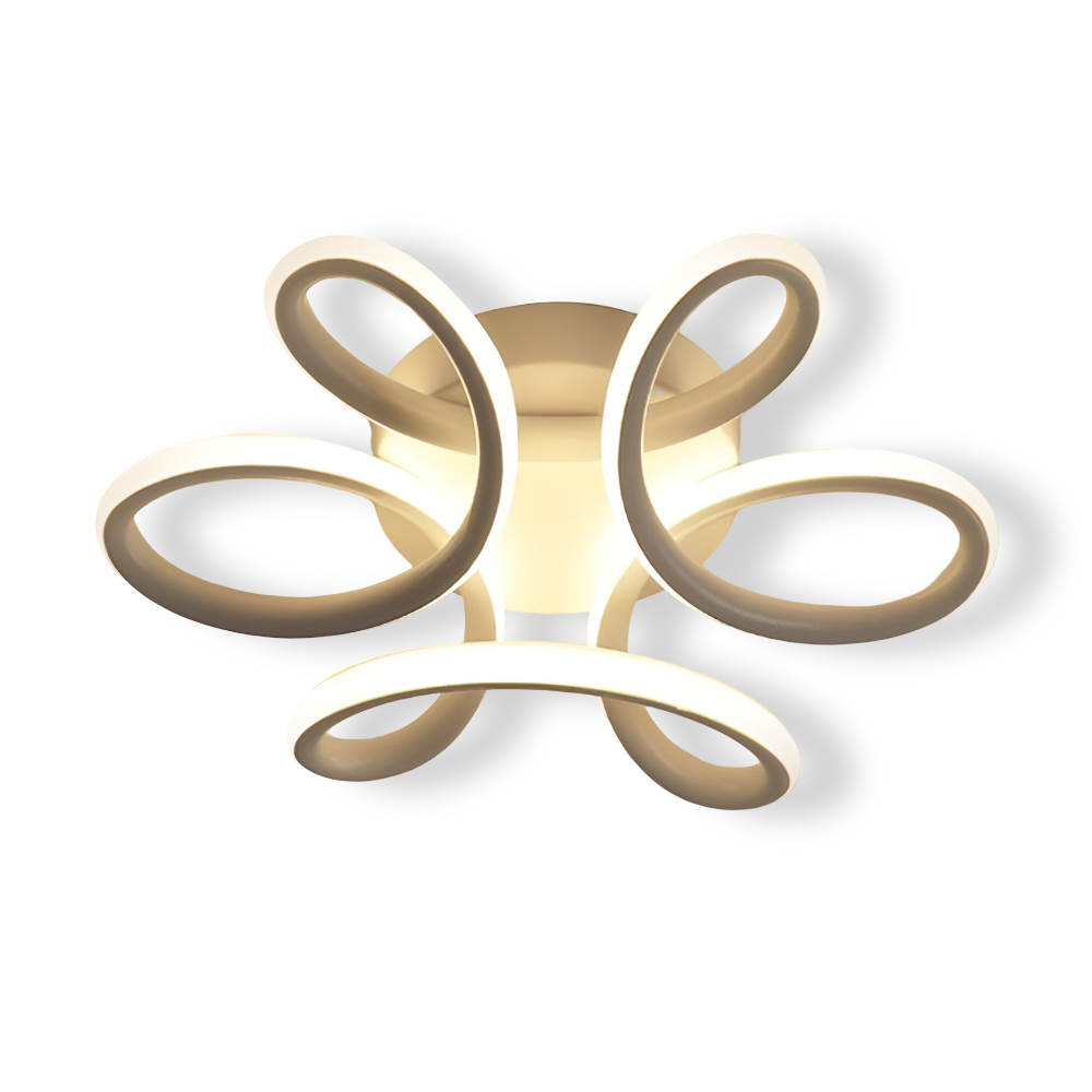 AeroSwirl – Lampada da Soffitto LED Artistica con Design Vorticoso