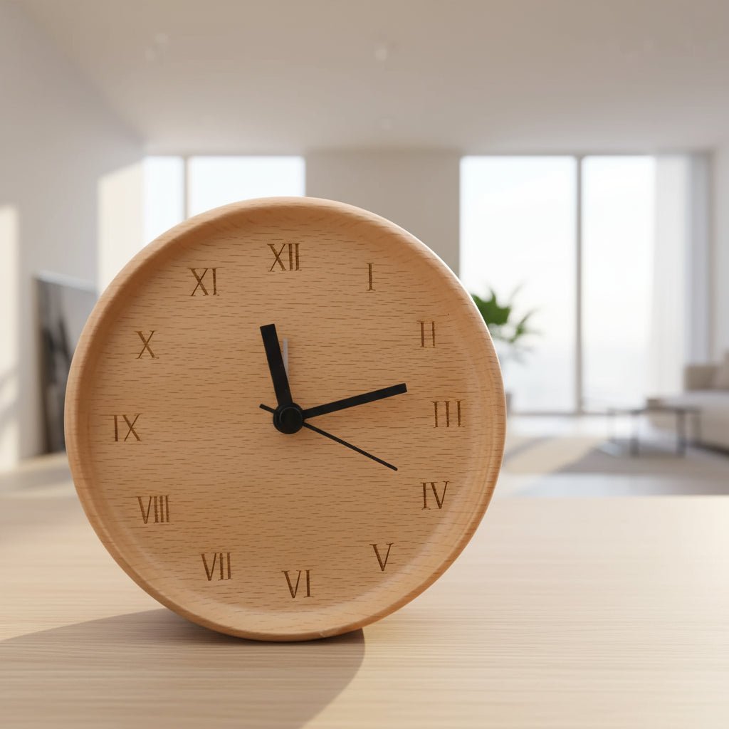 WOODMORN – Sveglia elegante in legno di faggio per una casa stilosa