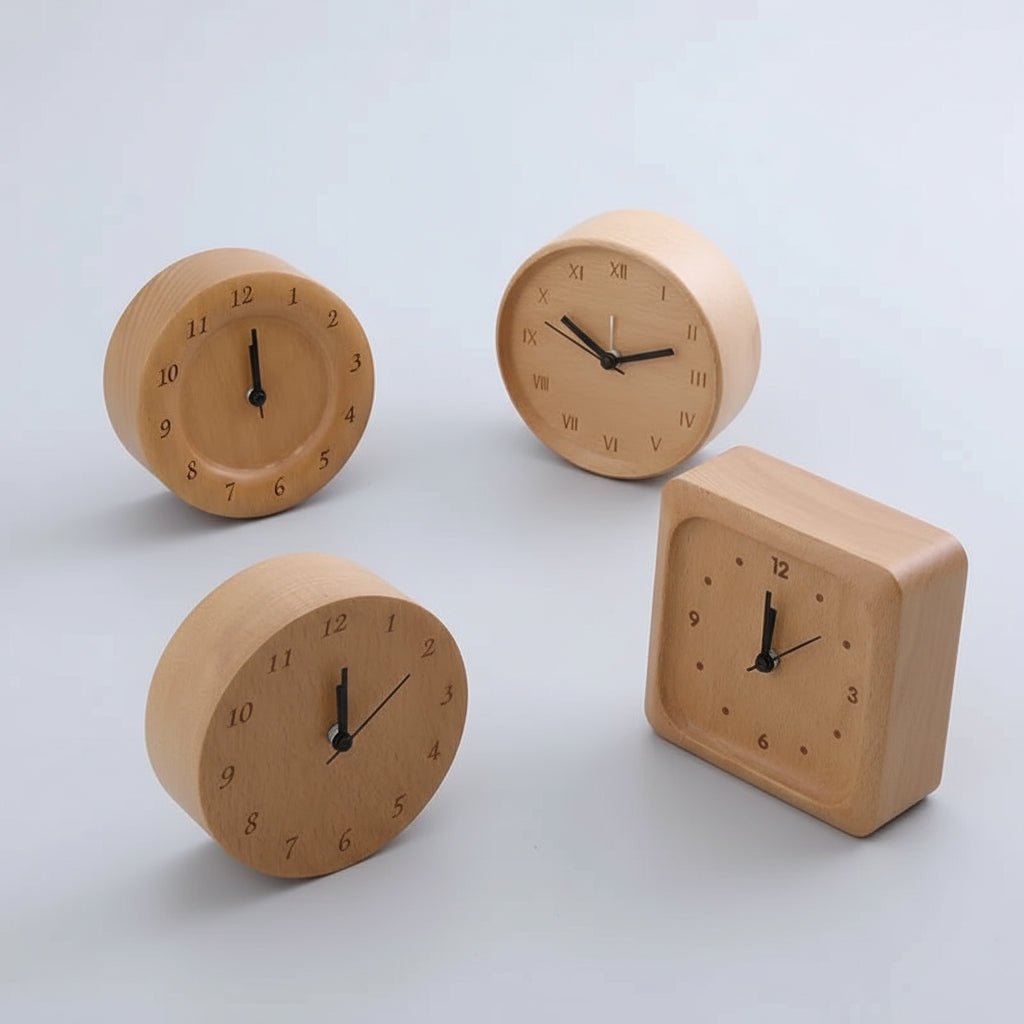WOODMORN – Sveglia elegante in legno di faggio per una casa stilosa
