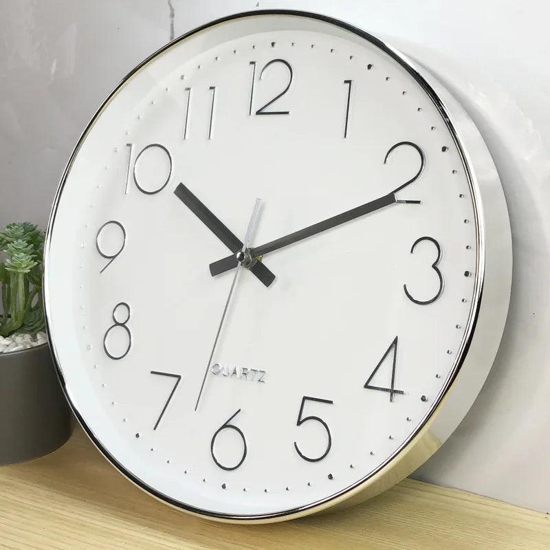 SMOOTHTIME – Orologio da parete silenzioso e non ticchettante da 12 pollici per un arredamento moderno