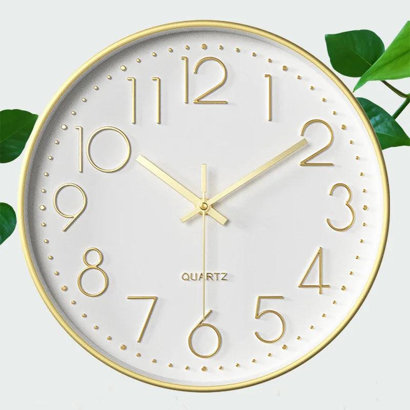 SMOOTHTIME – Orologio da parete silenzioso e non ticchettante da 12 pollici per un arredamento moderno