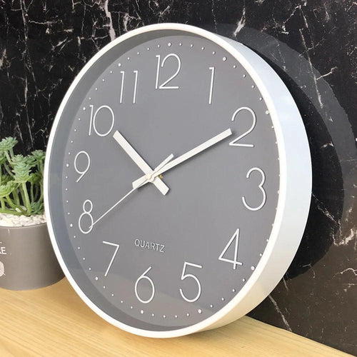 SMOOTHTIME – Orologio da parete silenzioso e non ticchettante da 12 pollici per un arredamento moderno
