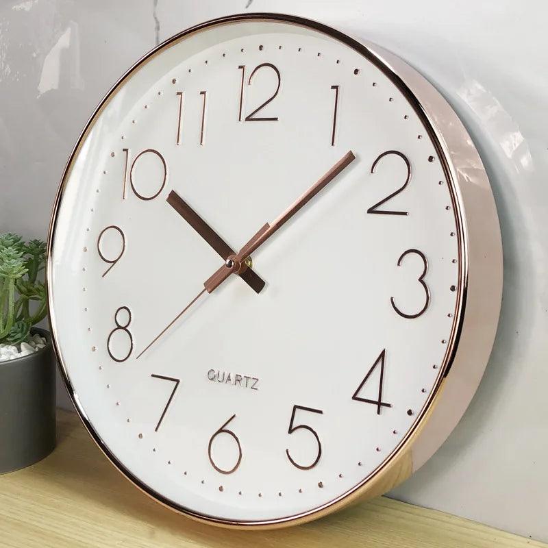 SMOOTHTIME – Orologio da parete silenzioso e non ticchettante da 12 pollici per un arredamento moderno