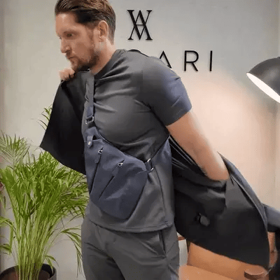 TRAVGUARD – Borsa a tracolla antitaccheggio con protezione RFID e design idrorepellente