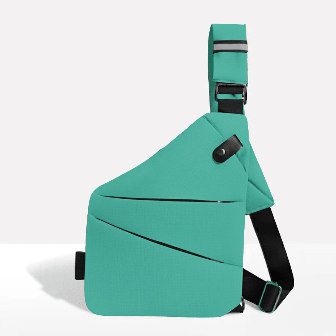TRAVGUARD – Borsa a tracolla antitaccheggio con protezione RFID e design idrorepellente