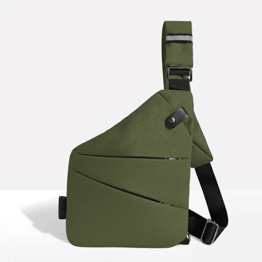 TRAVGUARD – Borsa a tracolla antitaccheggio con protezione RFID e design idrorepellente