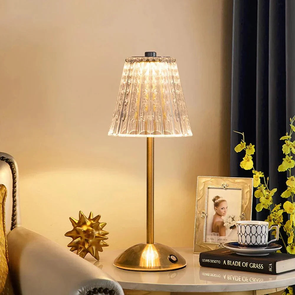 Lampada da Tavolo Glimmer - Elegante e Senza Fili
