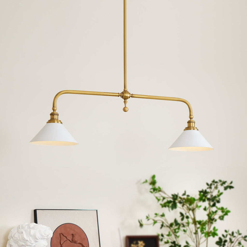 Lumessa | Lampada a Sospensione in Vetro Moderno per Illuminazione di Isole Cucina e Tavoli da Pranzo