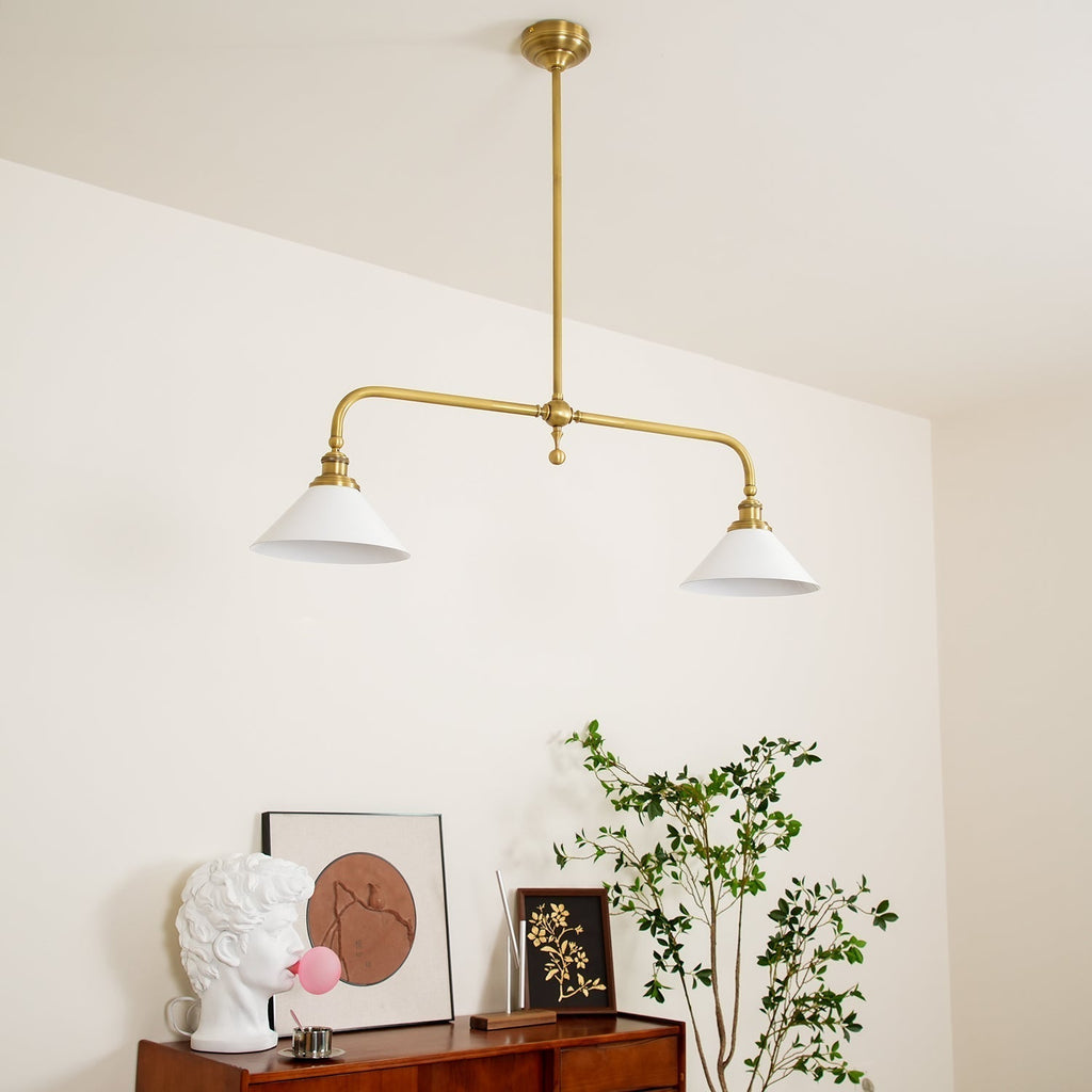 Lumessa | Lampada a Sospensione in Vetro Moderno per Illuminazione di Isole Cucina e Tavoli da Pranzo
