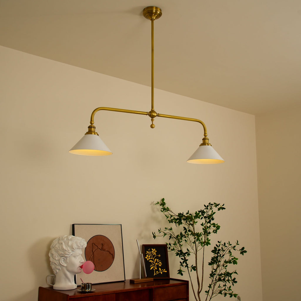 Lumessa | Lampada a Sospensione in Vetro Moderno per Illuminazione di Isole Cucina e Tavoli da Pranzo