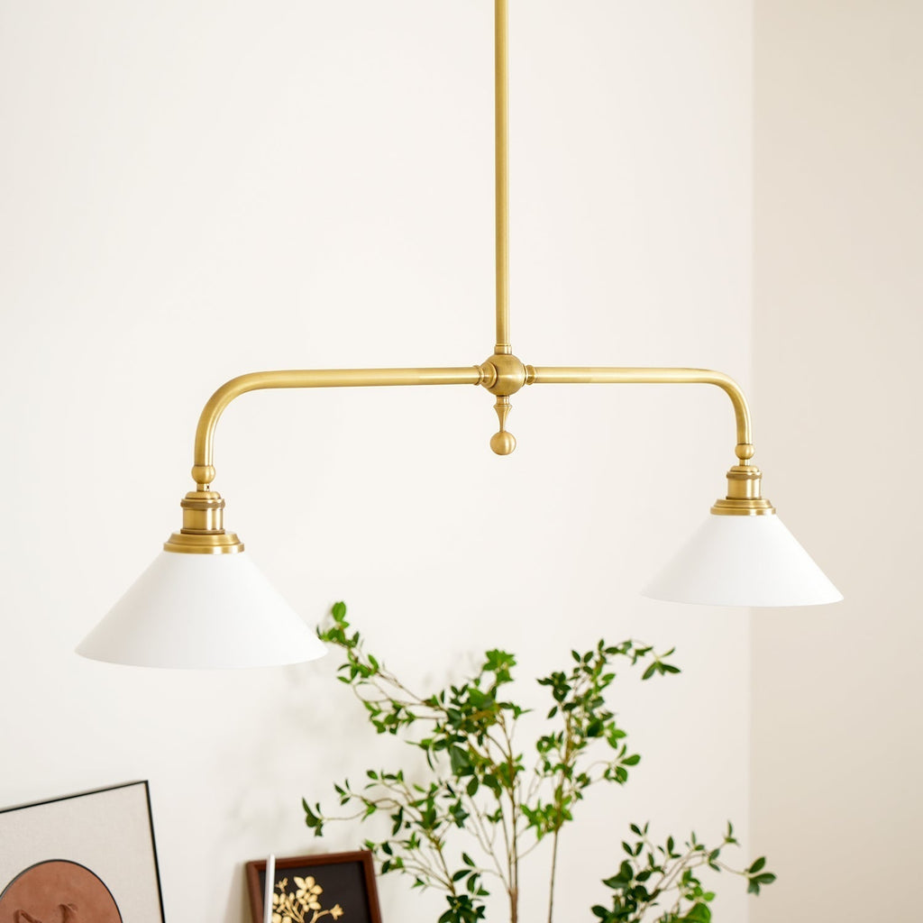 Lumessa | Lampada a Sospensione in Vetro Moderno per Illuminazione di Isole Cucina e Tavoli da Pranzo