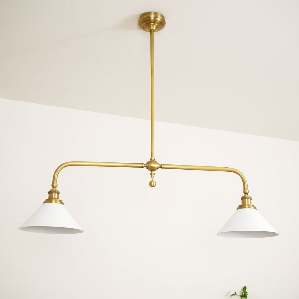 Lumessa | Lampada a Sospensione in Vetro Moderno per Illuminazione di Isole Cucina e Tavoli da Pranzo