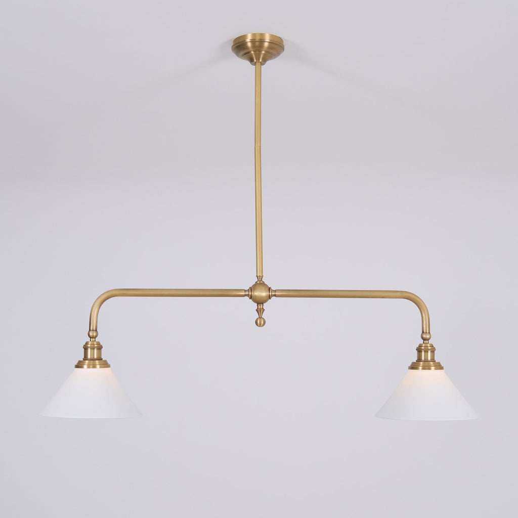 Lumessa | Lampada a Sospensione in Vetro Moderno per Illuminazione di Isole Cucina e Tavoli da Pranzo