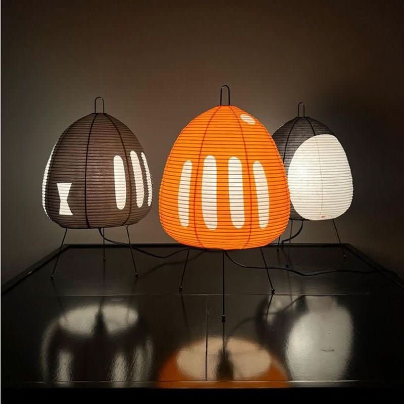 LUMIRICE – Elegante lampada da tavolo in carta di riso dal design giapponese
