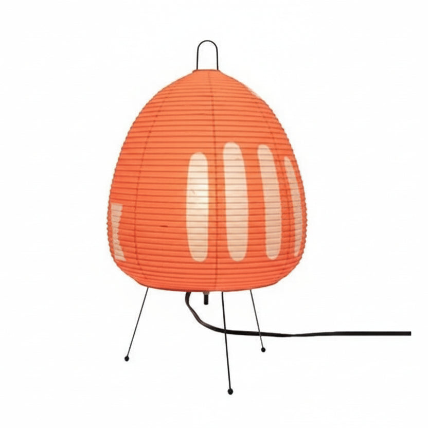LUMIRICE – Elegante lampada da tavolo in carta di riso dal design giapponese