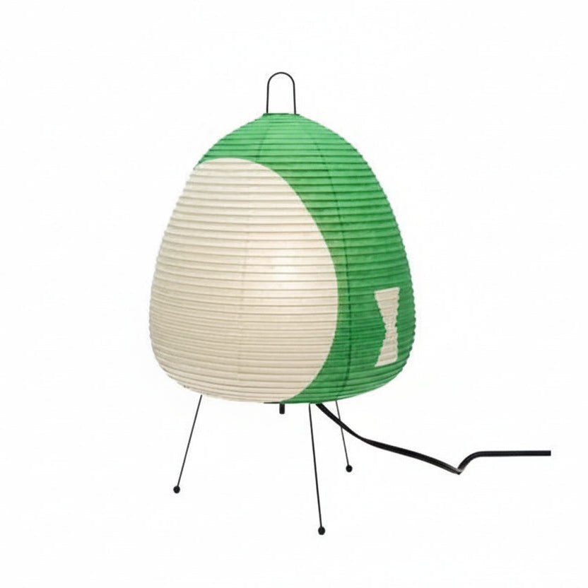 LUMIRICE – Elegante lampada da tavolo in carta di riso dal design giapponese