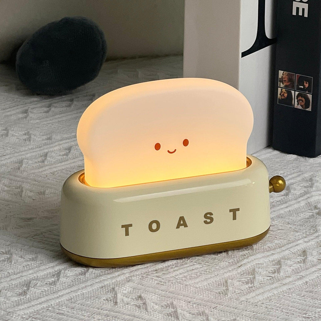 Averisse | Lampada Notturna a Forma di Tostapane Carina con Ricarica USB e Luce LED Calda 3000K