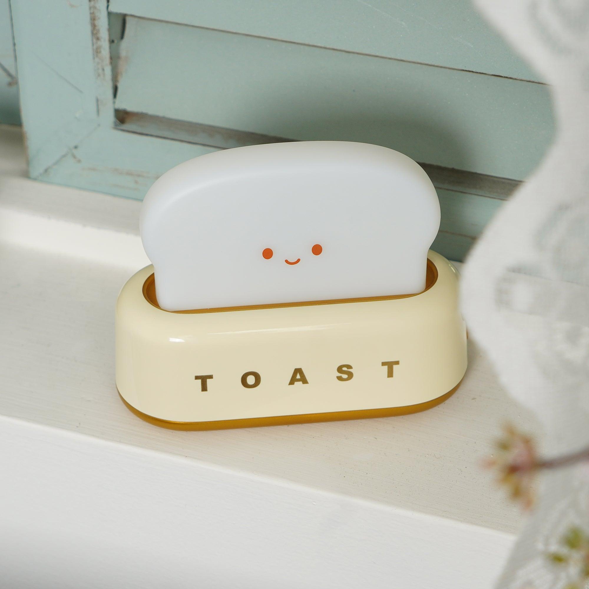 Averisse | Lampada Notturna a Forma di Tostapane Carina con Ricarica USB e Luce LED Calda 3000K