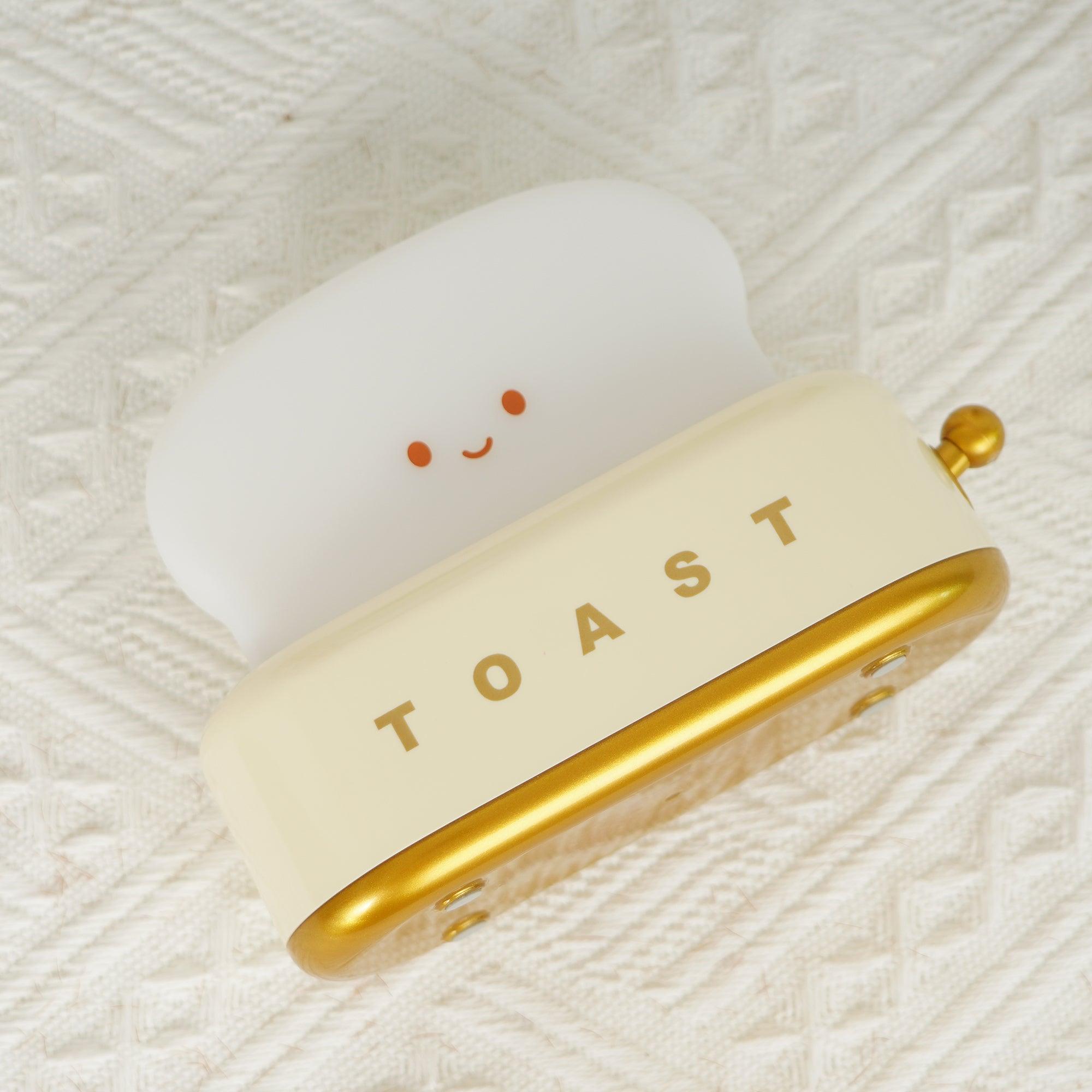 Averisse | Lampada Notturna a Forma di Tostapane Carina con Ricarica USB e Luce LED Calda 3000K