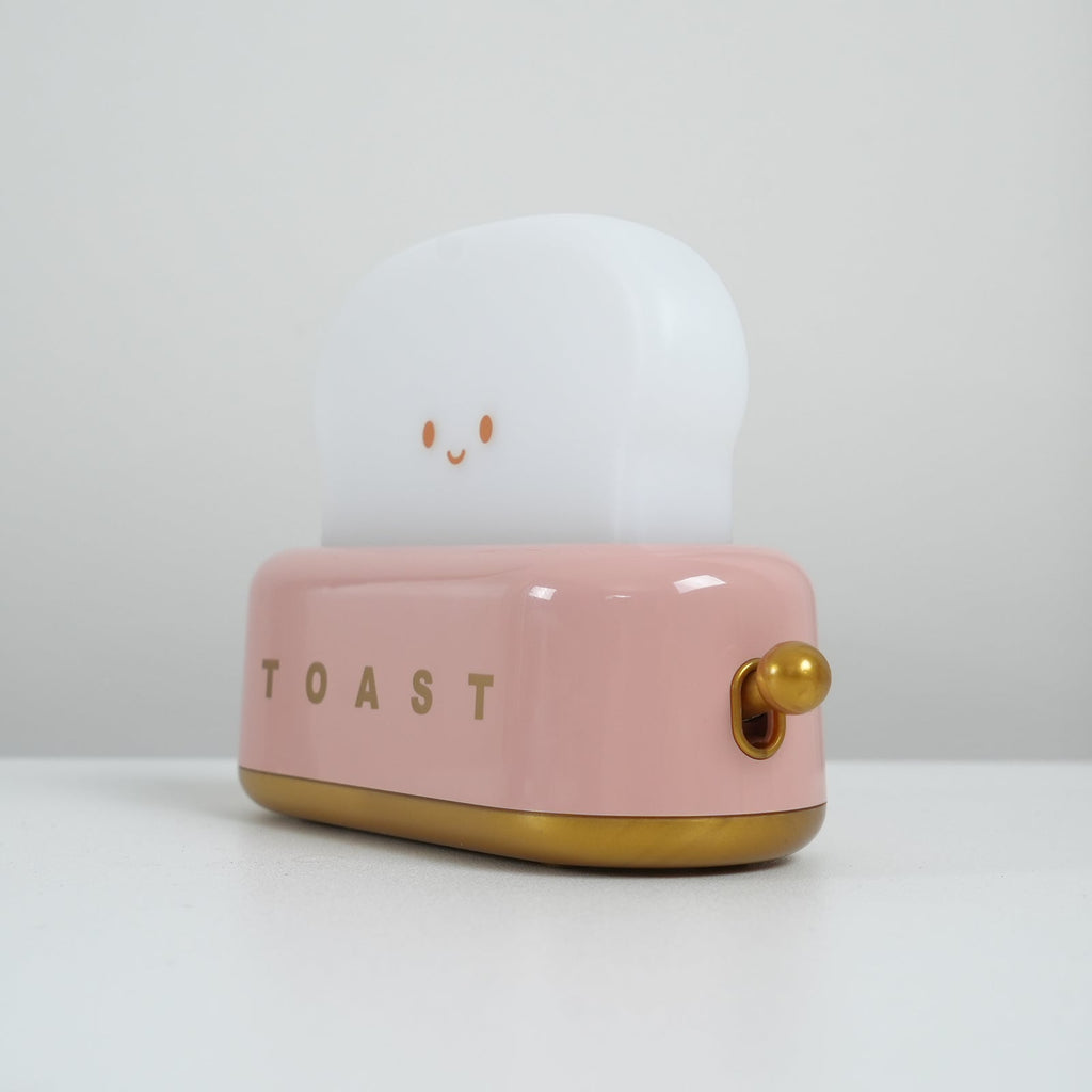 Averisse | Lampada Notturna a Forma di Tostapane Carina con Ricarica USB e Luce LED Calda 3000K