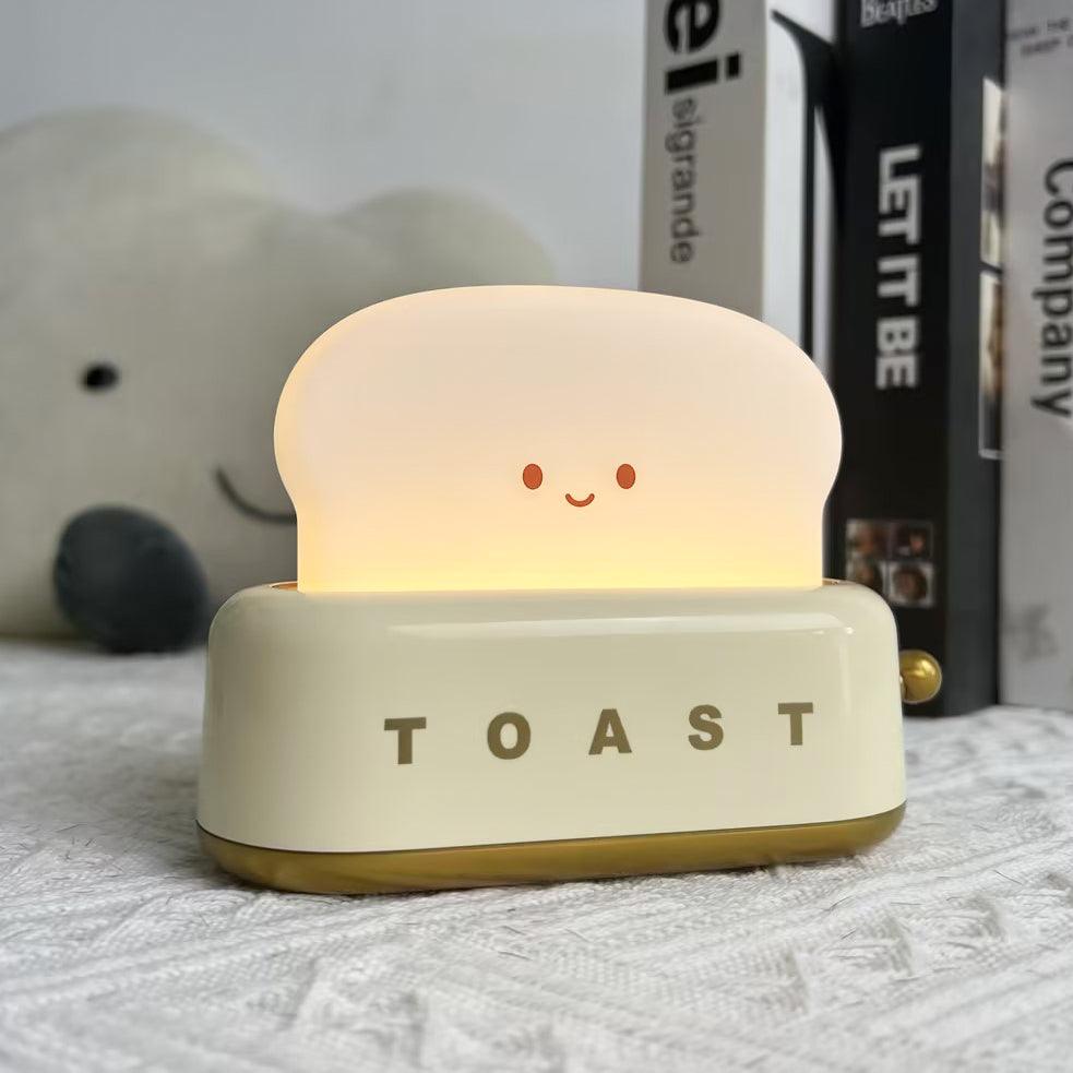 Averisse | Lampada Notturna a Forma di Tostapane Carina con Ricarica USB e Luce LED Calda 3000K