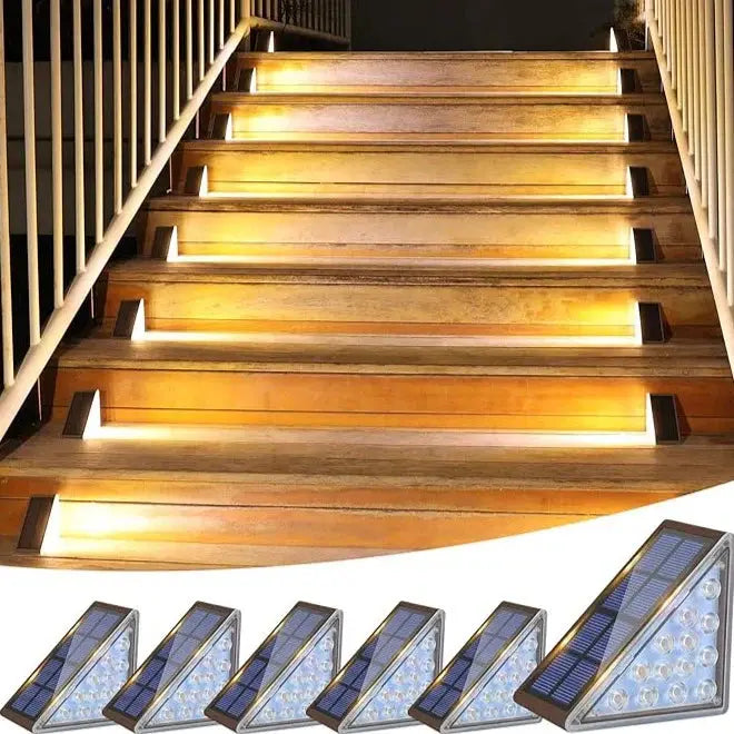 Luce per scale | Controllo automatico della luminosità | Resistente alle intemperie | StepGlow
