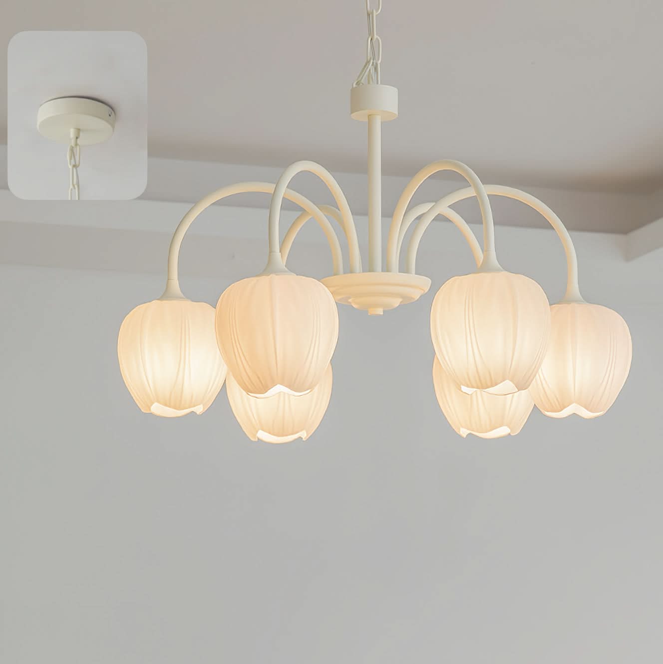 Lampadario LED Tulip Matcha